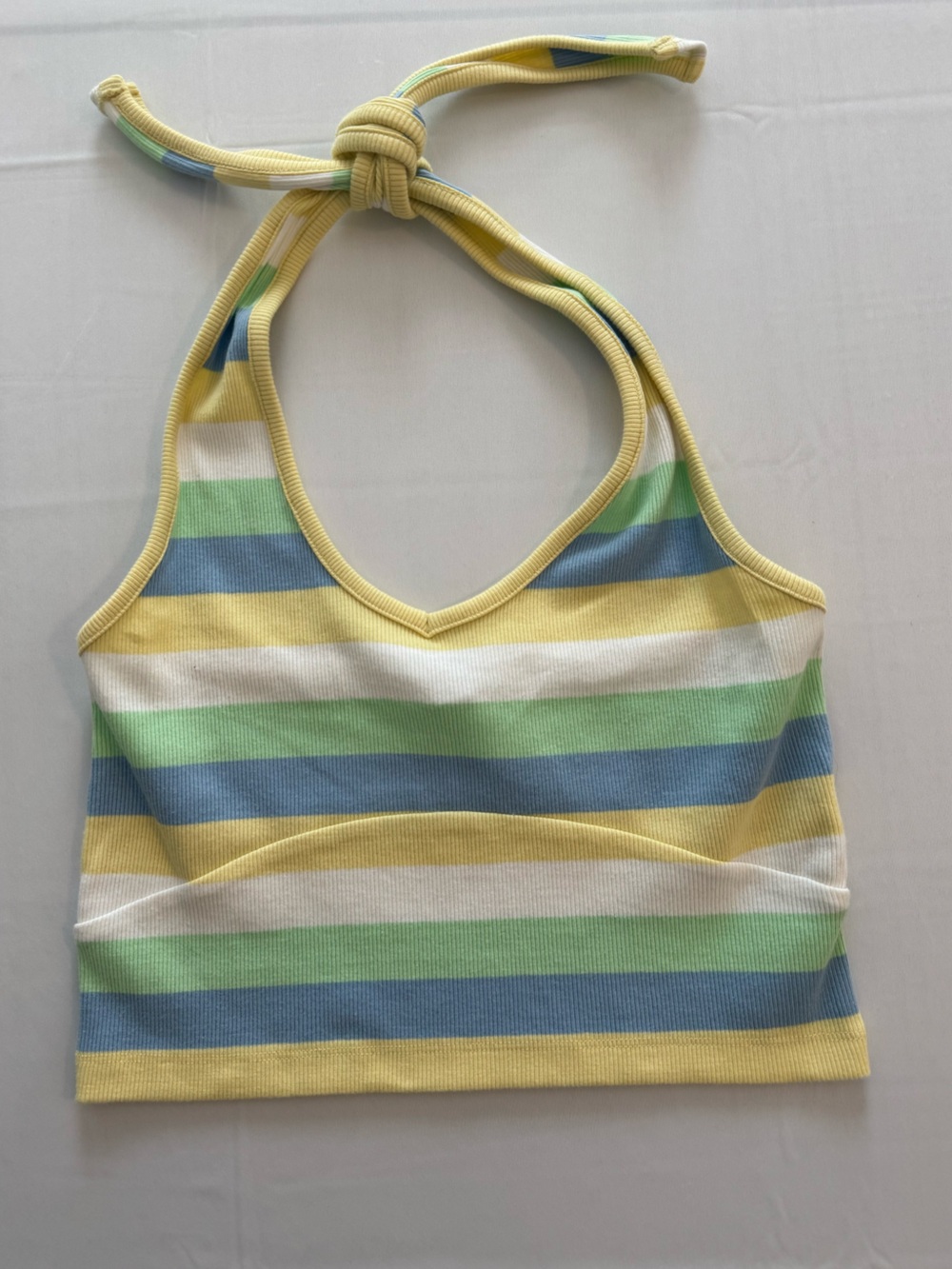 Wrangler Sunshine Eva Cropped Halter Tank | Size Medium